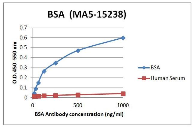 Bovine Serum Albumin Antibody - Bovine Serum Albumin Antibody in ELISA (ELISA)