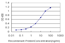 CARF / ALS2CR8 Antibody - Detection limit for recombinant GST tagged ALS2CR8 is approximately 0.3 ng/ml as a capture antibody.