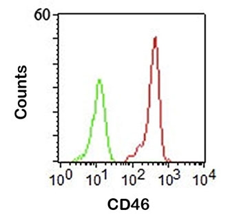 CD46 Antibody - CD46 antibody 122.2 flow cytometry.  This image was taken for the unmodified form of this product. Other forms have not been tested.