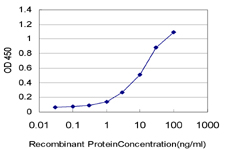 CD82 Antibody - Detection limit for recombinant GST tagged CD82 is approximately 0.3 ng/ml as a capture antibody.