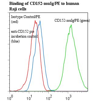 CTLA4 / CD152 Antibody - Flow cytometry of CTLA4 / CD152 antibody
