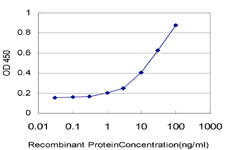DPP4 / CD26 Antibody - Detection limit for recombinant GST tagged DPP4 is approximately 1 ng/ml as a capture antibody.