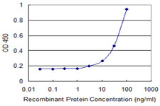 EDF1 / MBF1 Antibody - Detection limit for recombinant GST tagged EDF1 is 1 ng/ml as a capture antibody.