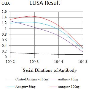 FZD4 / Frizzled 4 Antibody - Black line: Control Antigen (100 ng);Purple line: Antigen (10ng); Blue line: Antigen (50 ng); Red line:Antigen (100 ng)