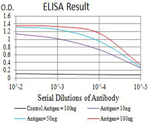 GRIK2 / GLUR6 Antibody - Black line: Control Antigen (100 ng);Purple line: Antigen (10ng); Blue line: Antigen (50 ng); Red line:Antigen (100 ng)