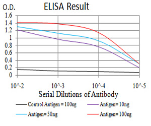 HIST2H3C Antibody - Black line: Control Antigen (100 ng);Purple line: Antigen(10ng);Blue line: Antigen (50 ng);Red line: Antigen (100 ng);