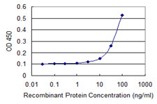HFE2 / Hemojuvelin Antibody - Detection limit for recombinant GST tagged HFE2 is 3 ng/ml as a capture antibody.