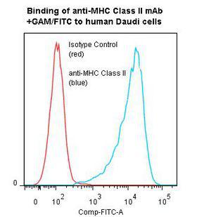 MHC Class II Antibody - Flow cytometry of MHC Class II antibody This image was taken for the unmodified form of this product. Other forms have not been tested.