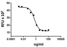 EGF Protein - Inhibition of A431 cell proliferation by rat EGF.