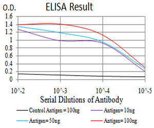 SOD2 / Mn SOD Antibody - Black line: Control Antigen (100 ng);Purple line: Antigen (10ng); Blue line: Antigen (50 ng); Red line:Antigen (100 ng)